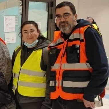 Social Worker Rada Rosler Davidov and Logistics Manager Udi Cohen