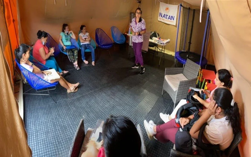 Women attend a workshop on the Rights of Migrants at the Center for Migrant Women, Cucuta, Colombia