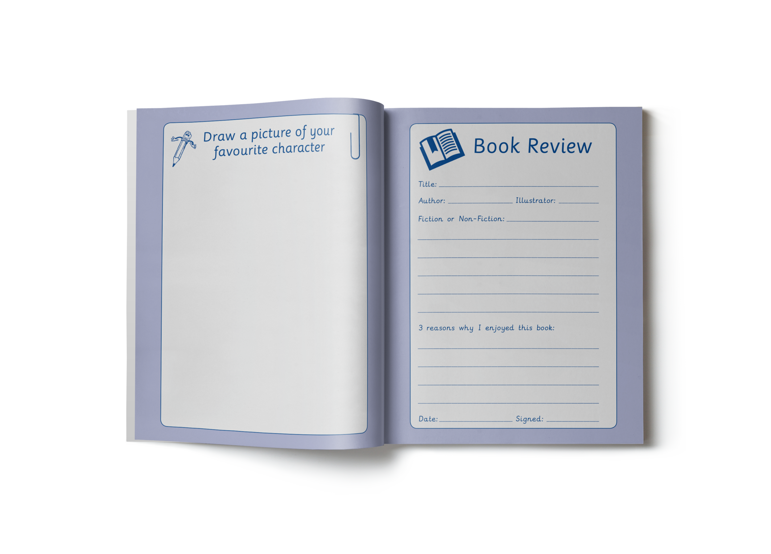 Bespoke Reading Records Bespoke Exercise Books