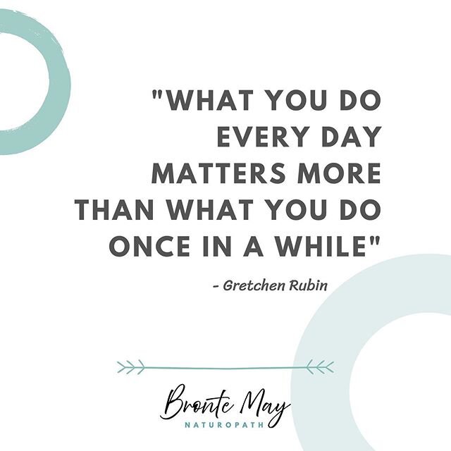 &ldquo;What you do every day matters more than what you do once in a while&rdquo; - Gretchen Rubin
⠀⠀
Do you commit to eating well during the week and then blow out on weekends...consistently?
⠀⠀
If you have a consistent nourishing eating plan but ea