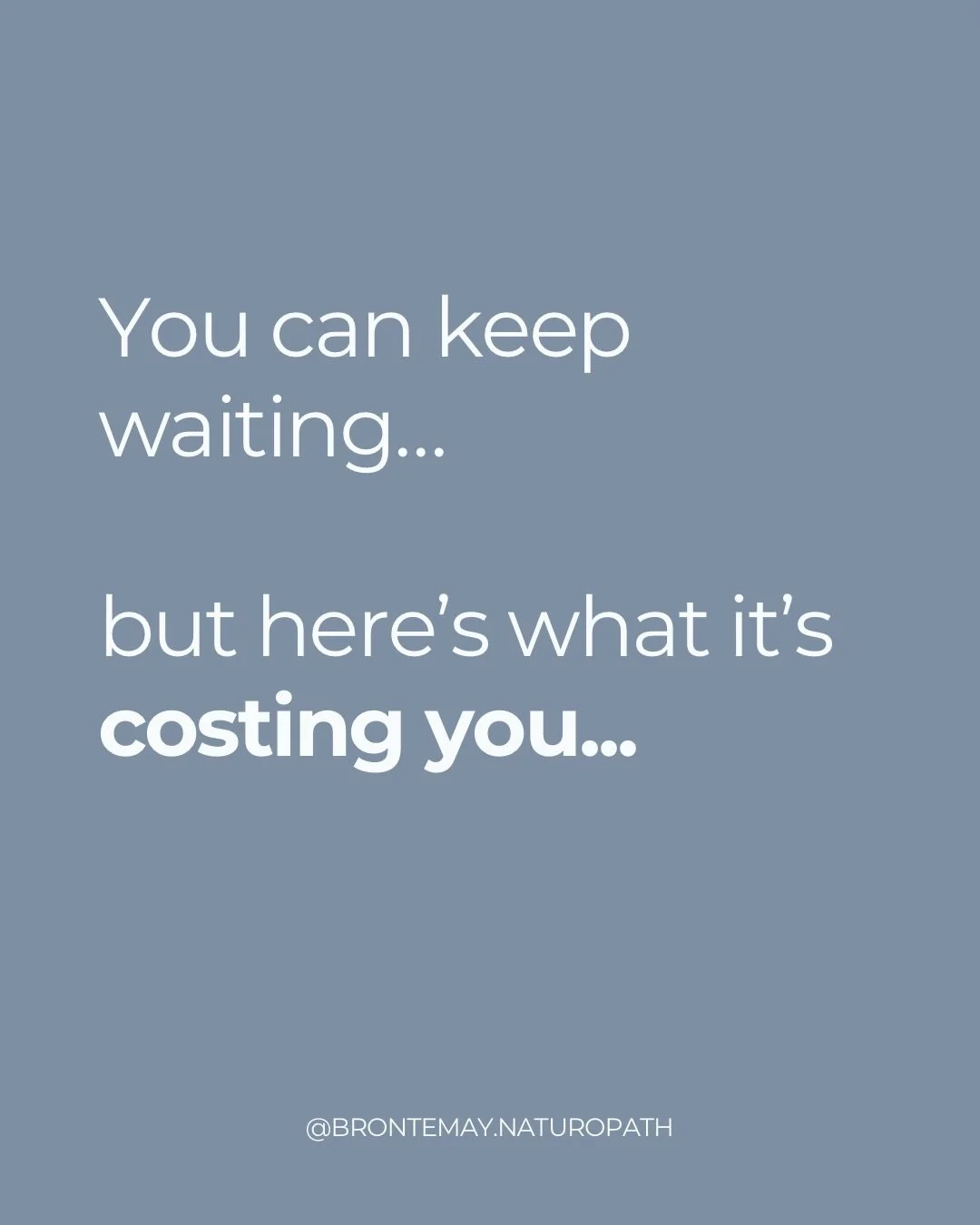 Most women don&rsquo;t ignore their health because they don&rsquo;t care

they wait because they&rsquo;re:
&bull; busy
&bull; exhausted
&bull; unsure what to do next

or they&rsquo;ve been told everything is &ldquo;fine&rdquo;

But waiting doesn&rsqu