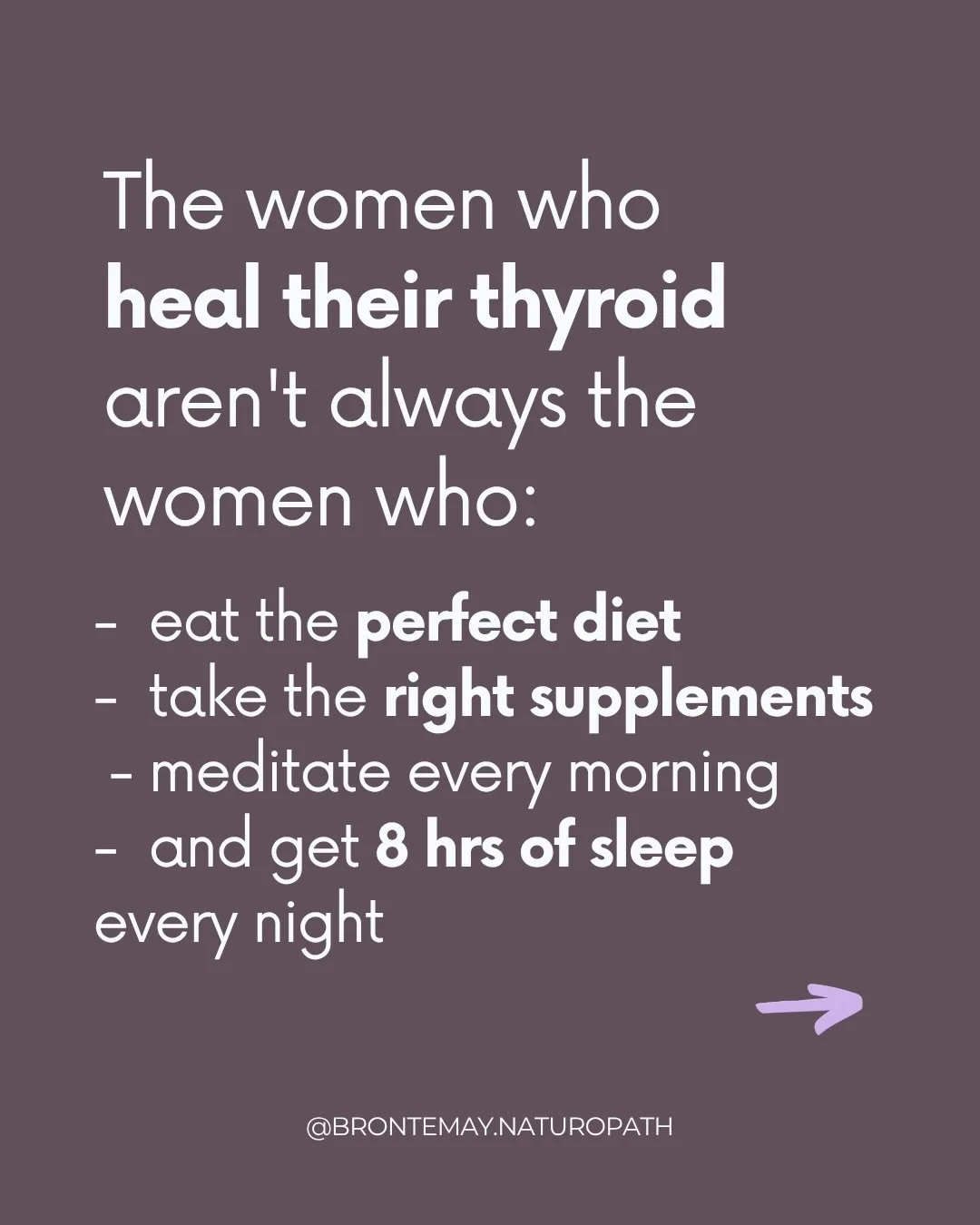 One of the biggest differences I see between women who stay stuck&hellip; and women who begin to heal?

It&rsquo;s not always knowledge.

Most already know:
✔️ gluten can be inflammatory
✔️ stress impacts thyroid function
✔️ sleep matters
✔️ nutrient