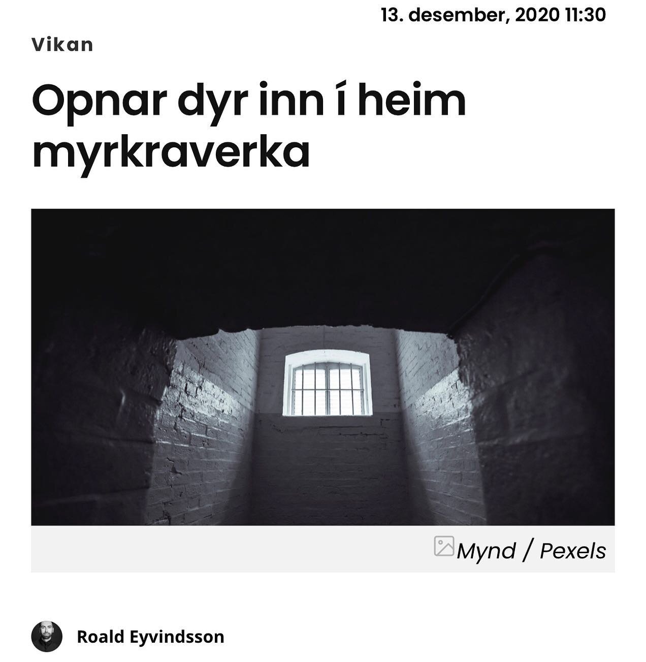 Earlier this week, I was interviewed by @manmagasin about the Icelandic True Crimes podcast 🎙
The link and the English translation can be found on Icelandic True Crimes' Facebook page ✌🏻

#iceland #interview #podcast #podcastcommunity #podcaster #p