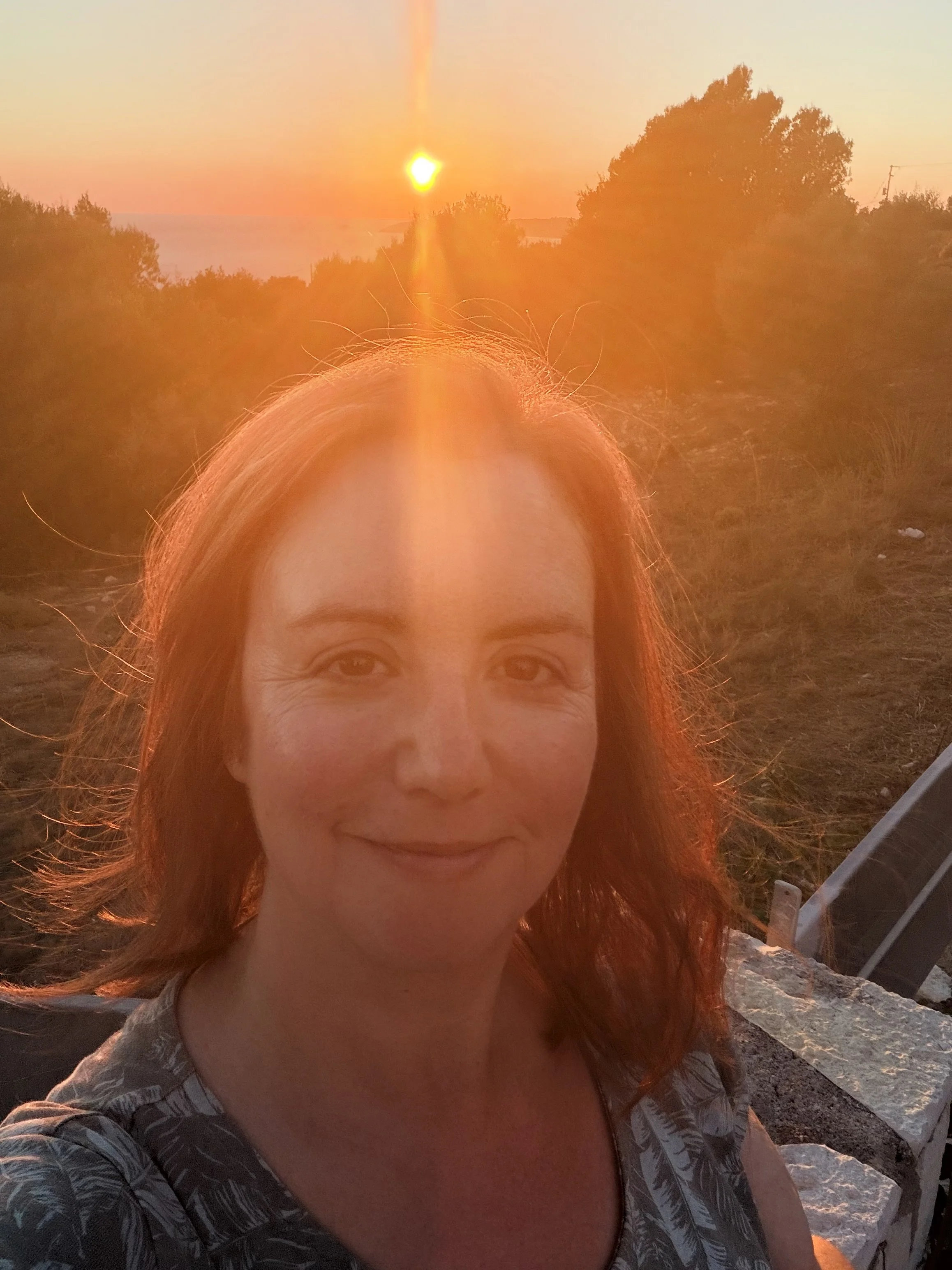 Sunset at Villa Roz, Kefalonia