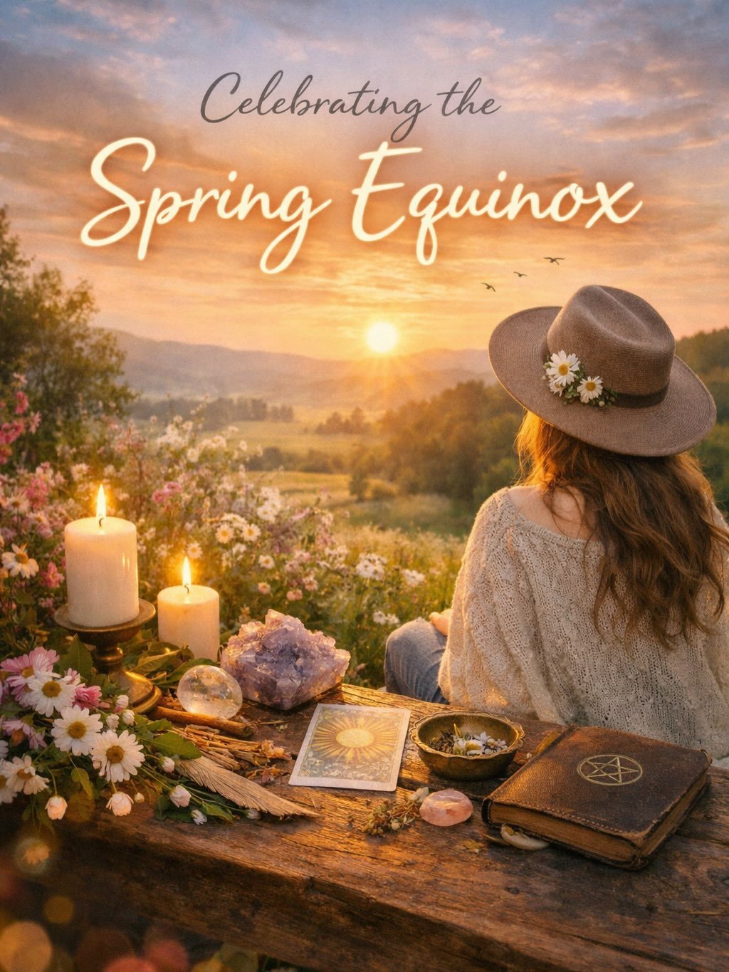 🌿✨ Happy Spring Equinox / Ostara ✨🌿
A gentle reminder that growth, renewal and fresh energy are all around us 🌱 I&rsquo;ve always loved the beauty of spring&hellip; the blossoms, the longer days, the feeling of everything waking up again 💛
May th