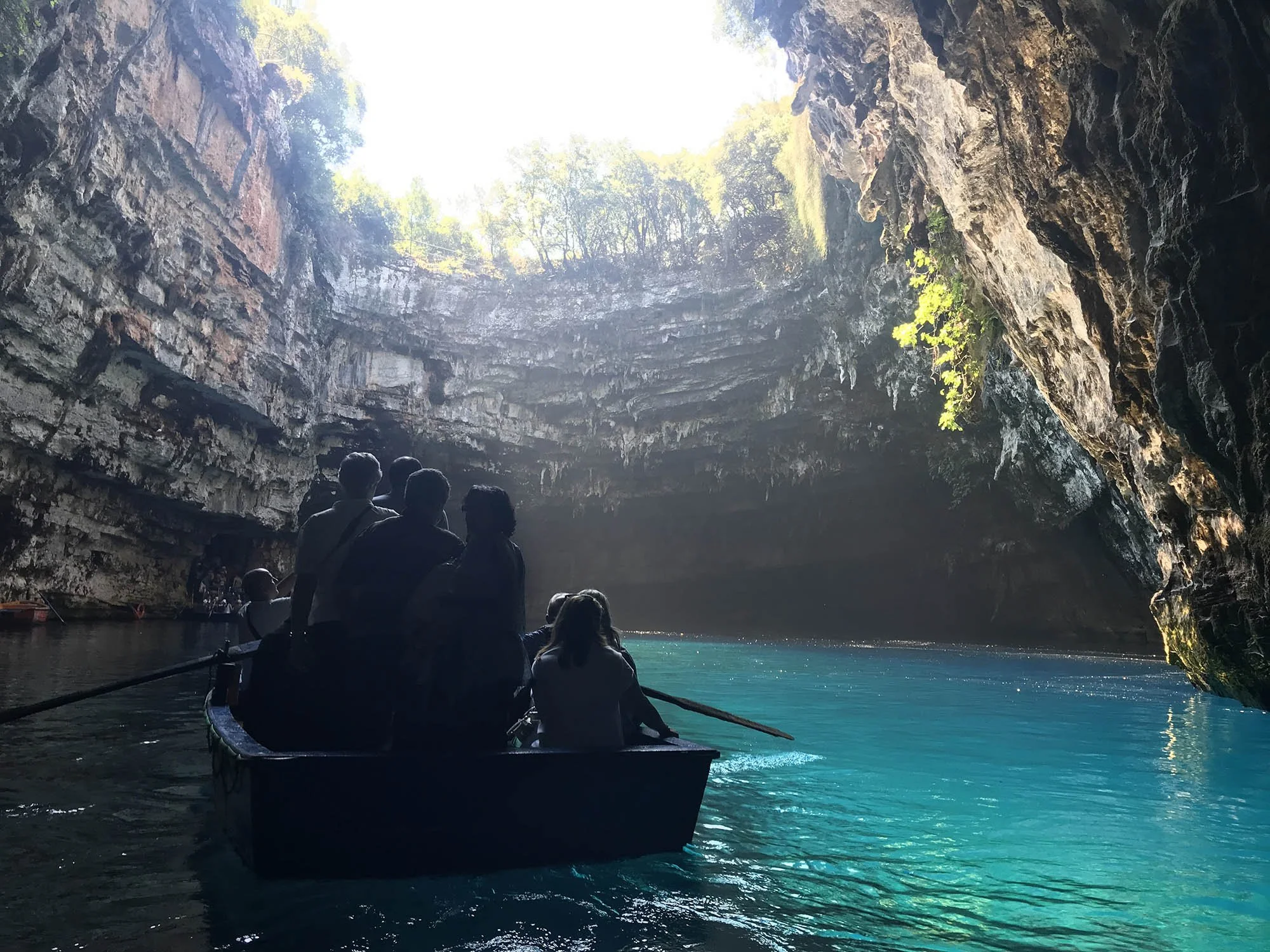 Boat trip in Melissani Caves in Kefalonia