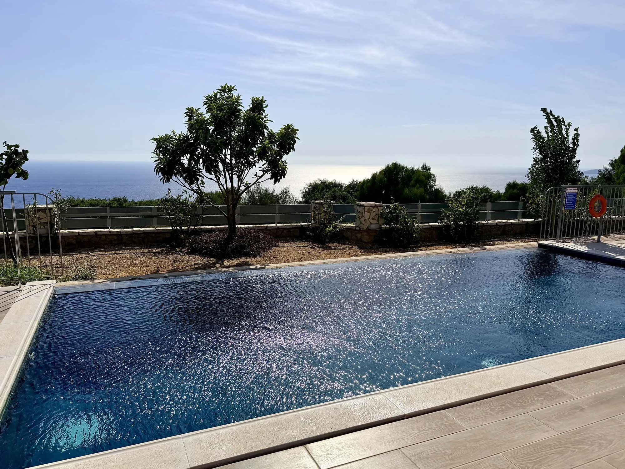 Photo of the pool at Villa Roz, Kefalonia