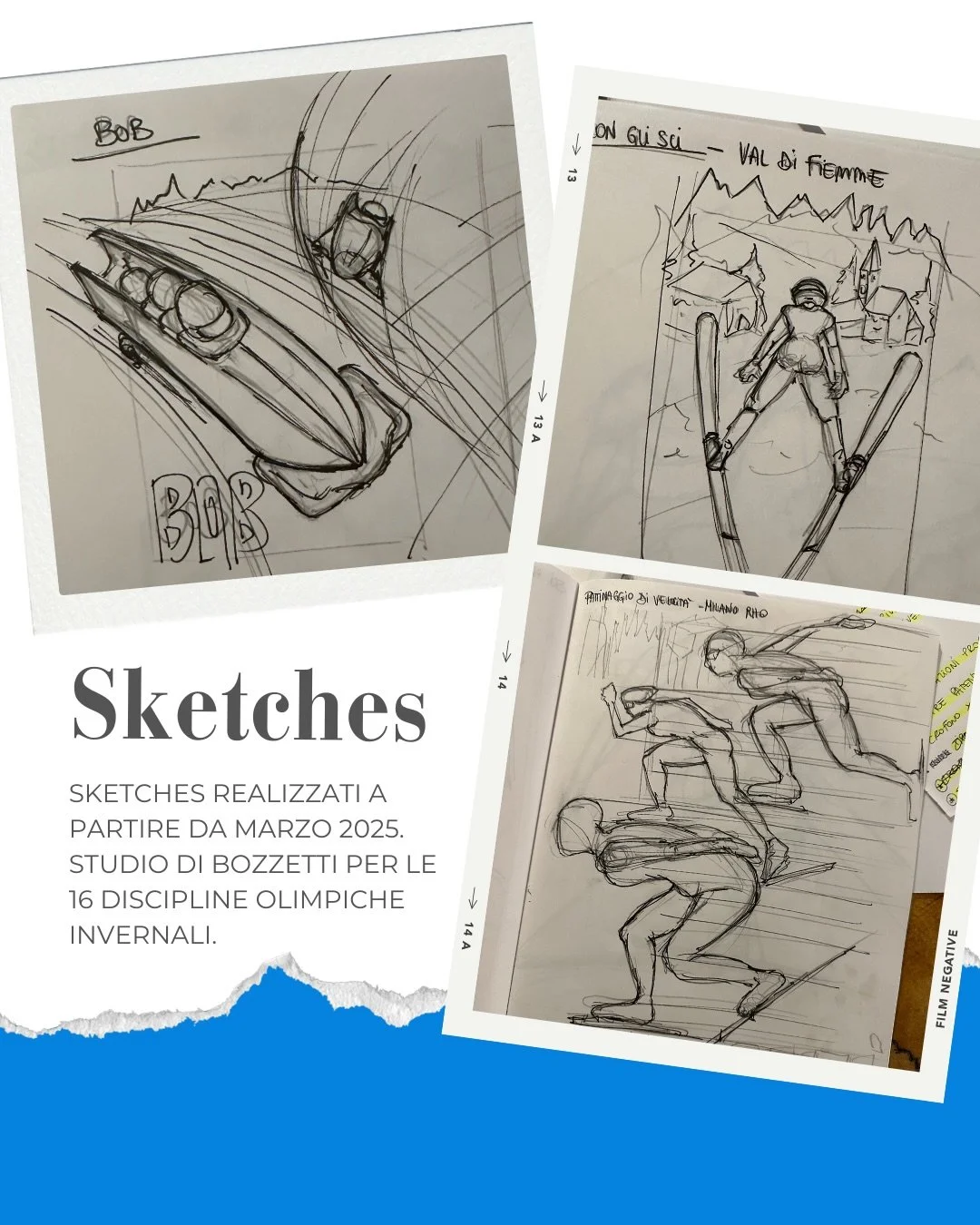 Sono iniziati oggi i Giochi Olimpici Invernali Milano - Cortina 2026 🔥🏔️

16 discipline, 3 regioni ed 1 viaggio, quello Olimpico.
Un progetto artistico di un anno e mezzo ad esplorare la bellezza dello sport e del gesto atletico.

#16discipline1via