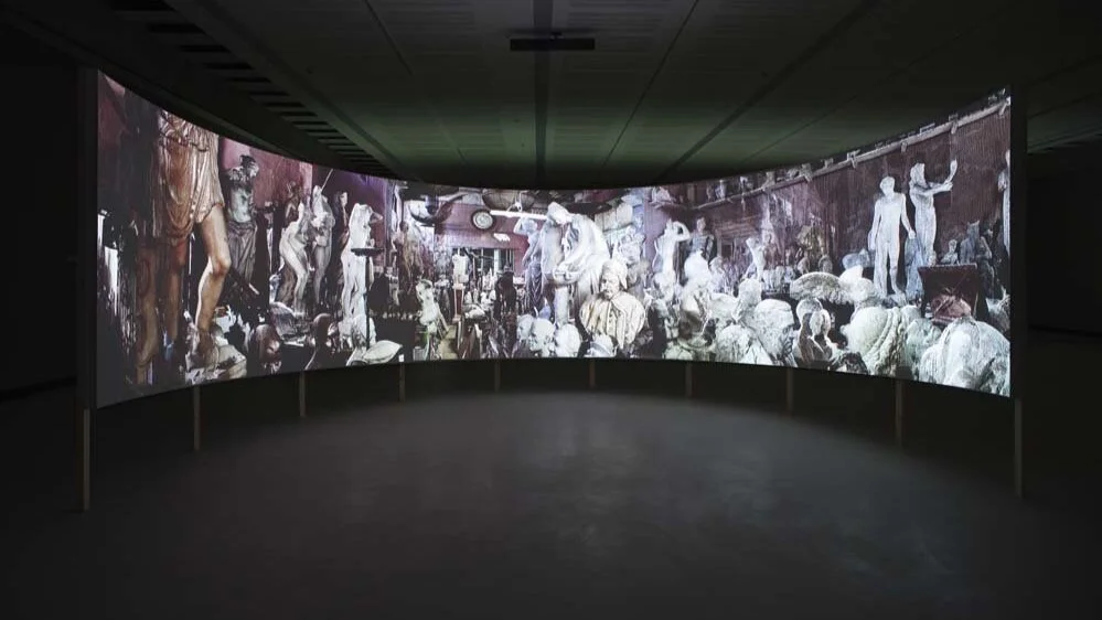 Afterimage, 2013 3 channel video installation Clemens von Wedemeyer (Copy)