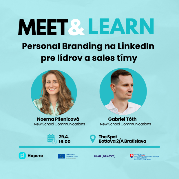 Meet &amp; Learn: Personal Branding na LinkedIn pre Sales Lídrov
