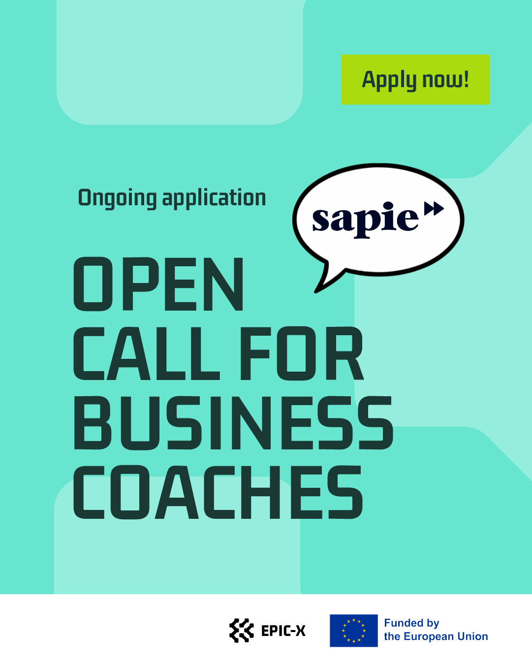 EPIC-X Open Call for Business Coaches is now live