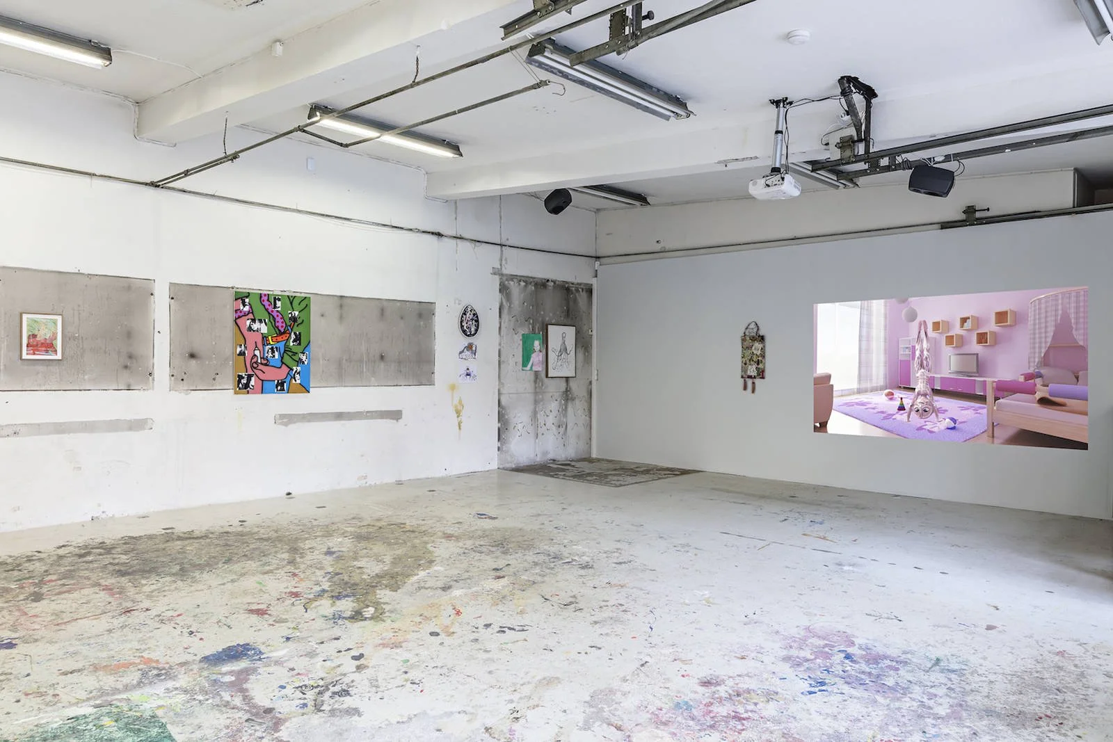 TEENSCAPE Will Sheldon, Allison Katz, Agnes Moraux, Botond Keresztesi, Calvin Marcus, Grace Anderson, Lotte Lovise, Sam Cooke, Stewart Uoo, Zac Segbedzi SCHLOSS, Oslo, Norway April 7 – 22, 2017 Photo: Vegard Kleven