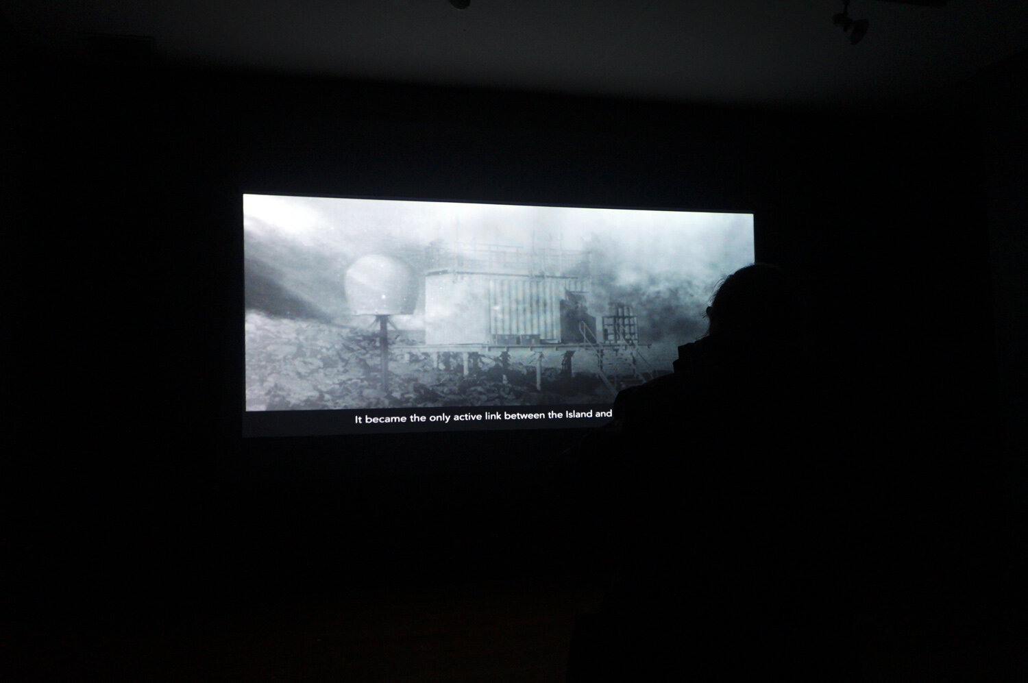 View of the video, Tulca, Curator: Mary Cremin, Galway, Ireland