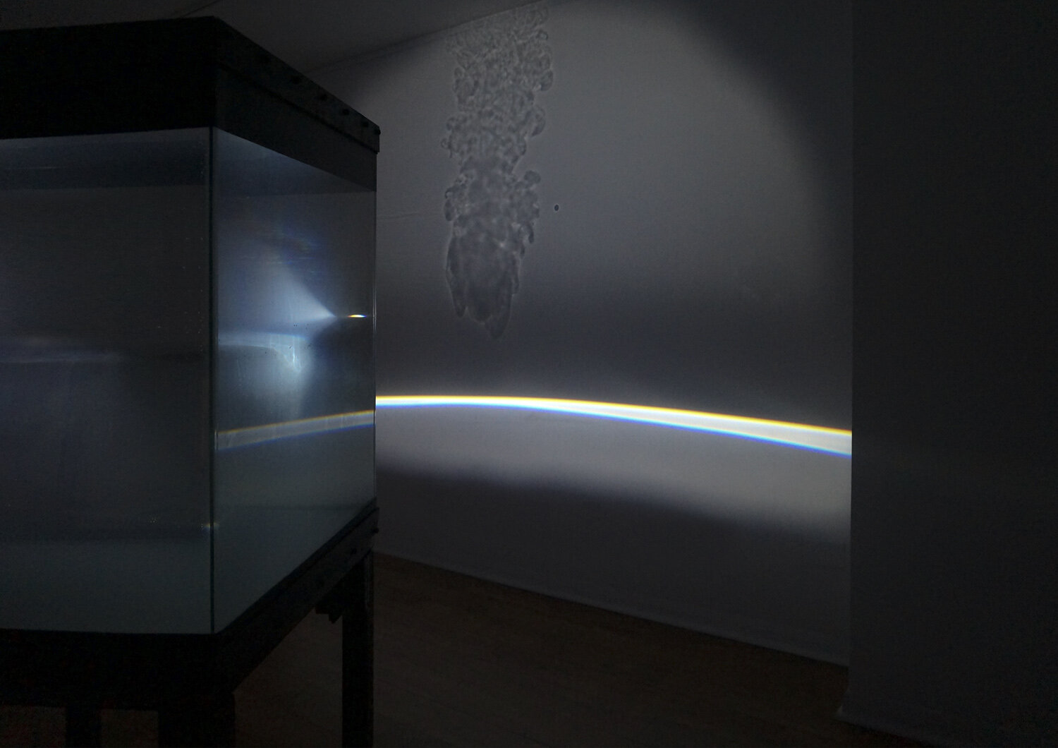 Investigation on oceanic clues, Installation view, Lost in Fathoms, Curator: Robert Devcic, GV Art Gallery, London