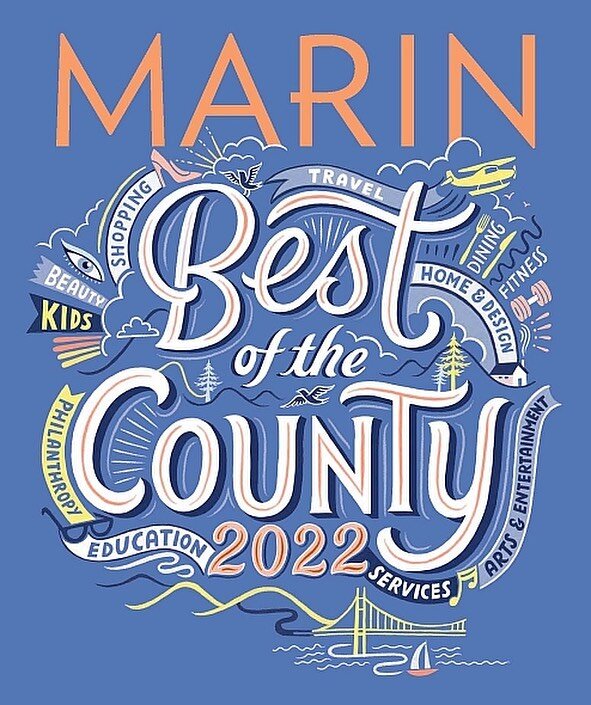 This was a lovely one to work on for @marinmagazine with @mendolaartists A part of the world that holds a special place in my heart 💙 -
-
-
-
#handletteringandillustration #marincounty #bestofmarincounty #handdrawn #handlettered @theartworks_inc