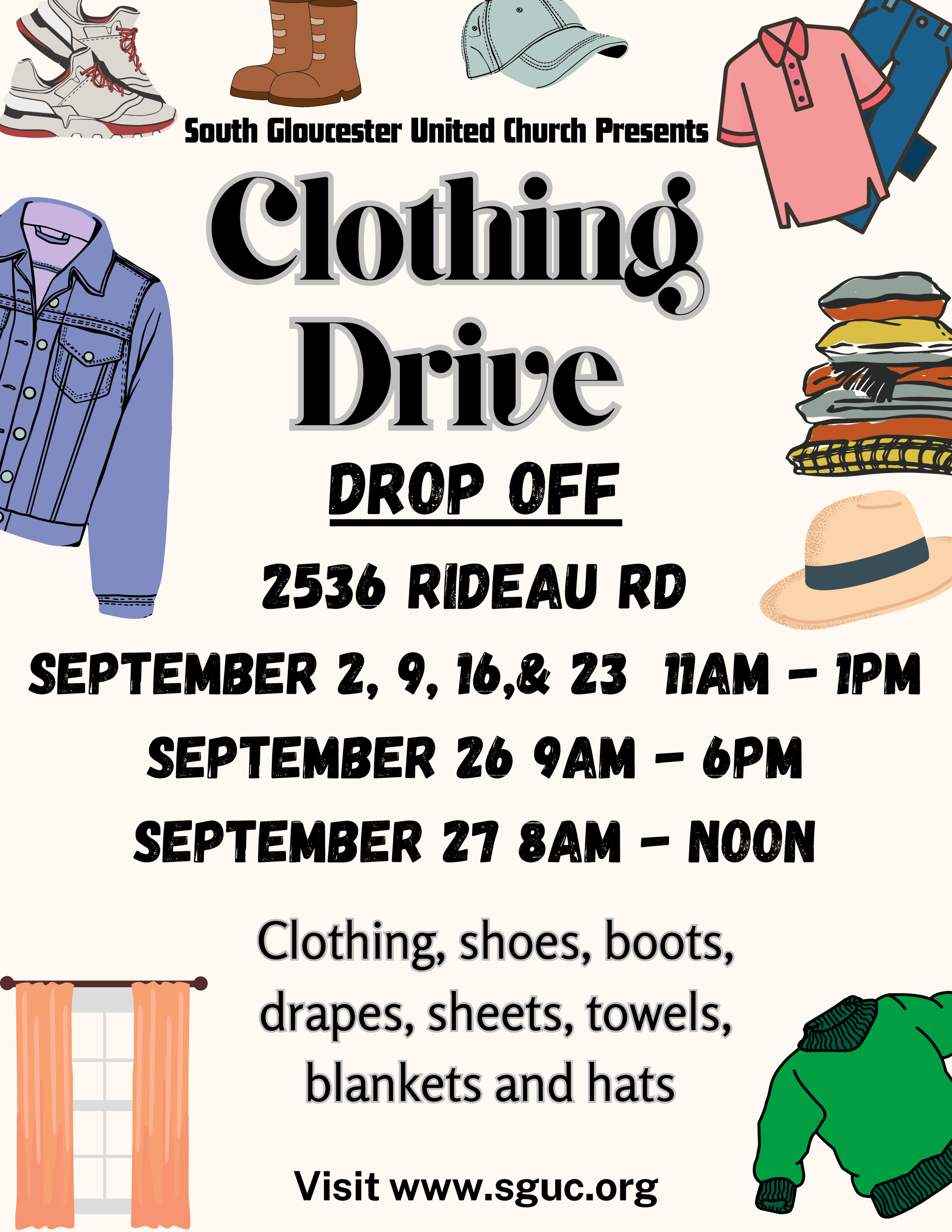 Clothing Drive Drop-Off