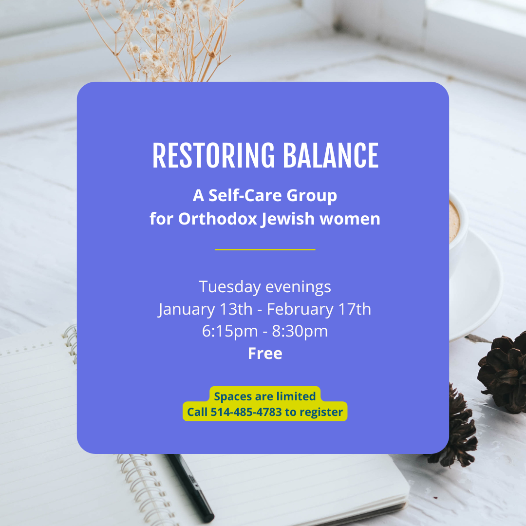 Restoring Balance - Self-Care Group for Orthodox Women