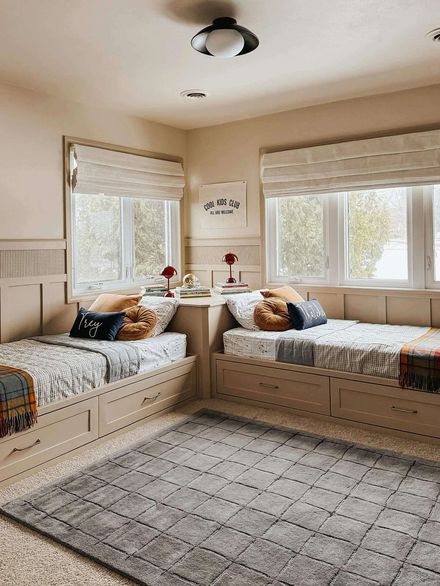 Spaces for little humans that I&rsquo;ve designed and loved. 

1. Sports themed brother bedroom at #lakeviewvilla 
2. Moody floral nursery at #eastcitycape
3. Dreamy little girls oasis at #lakeviewvilla 
4. Modern whimsy nursery at #westsidecontempor