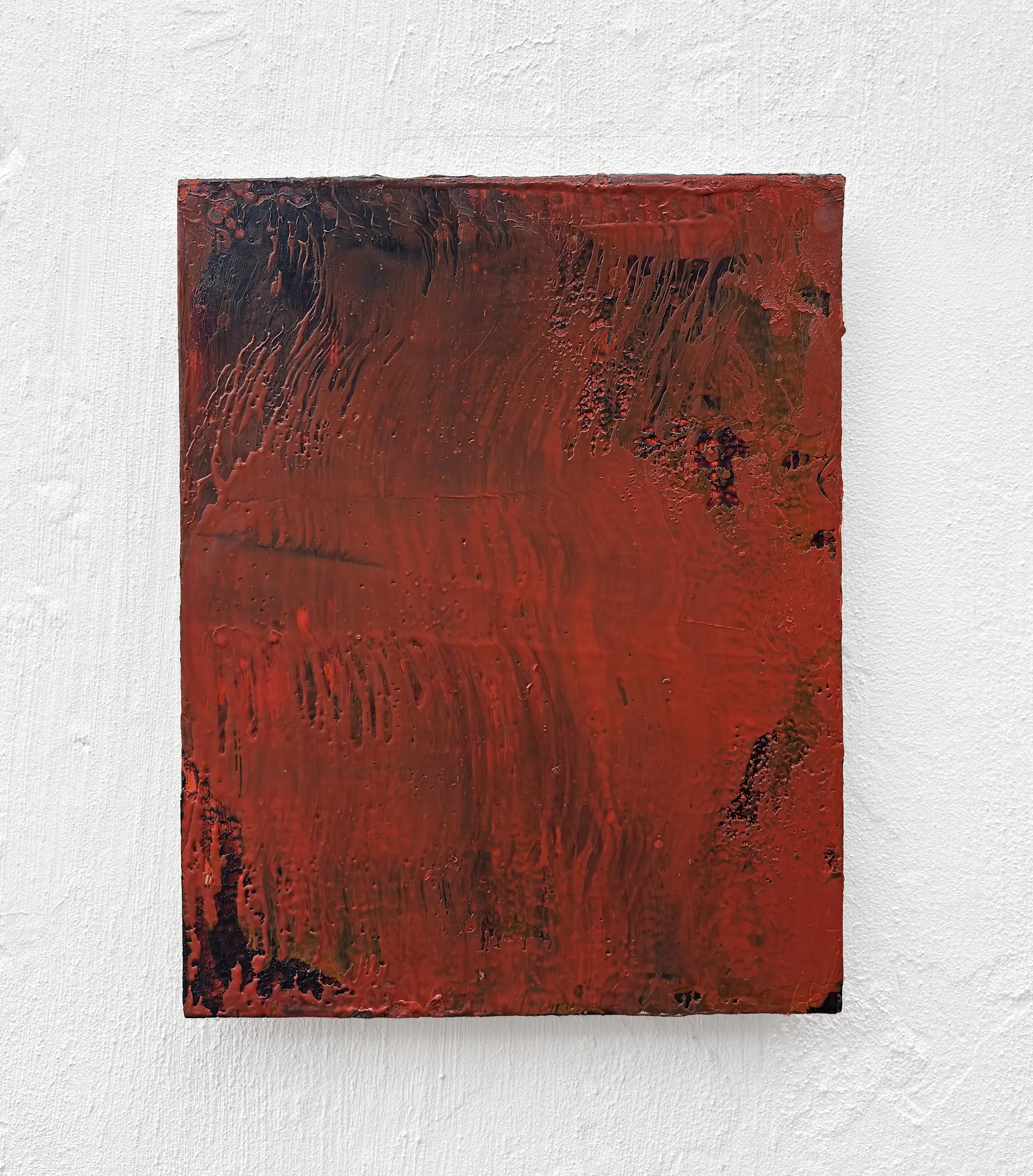 Fire Fire Fire Fire Fire Fire Fire - 55 x 43 cm - encaustic wax on panel