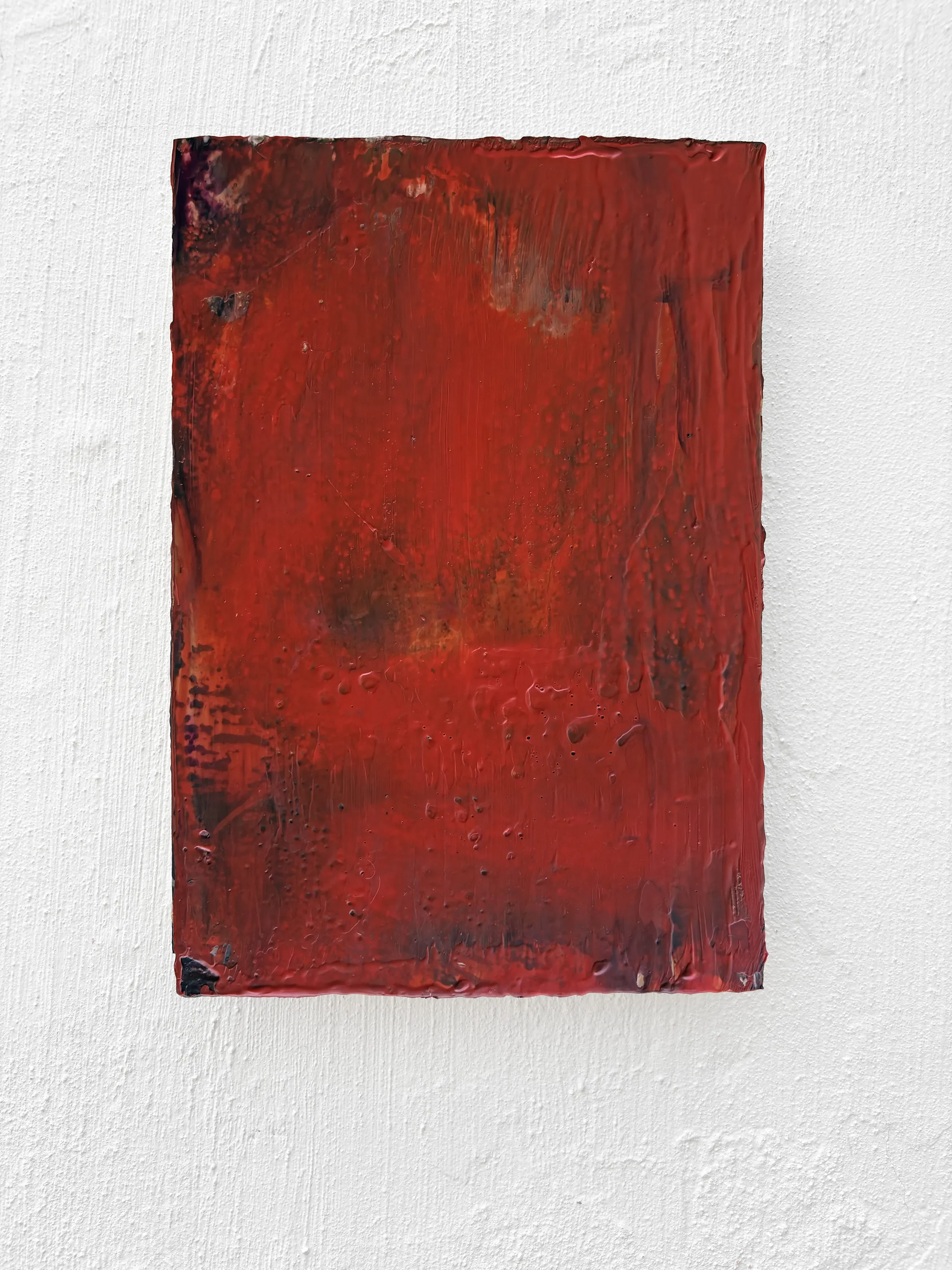 Fire Fire Fire Fire - 44 x 30 cm - encaustic wax on panel