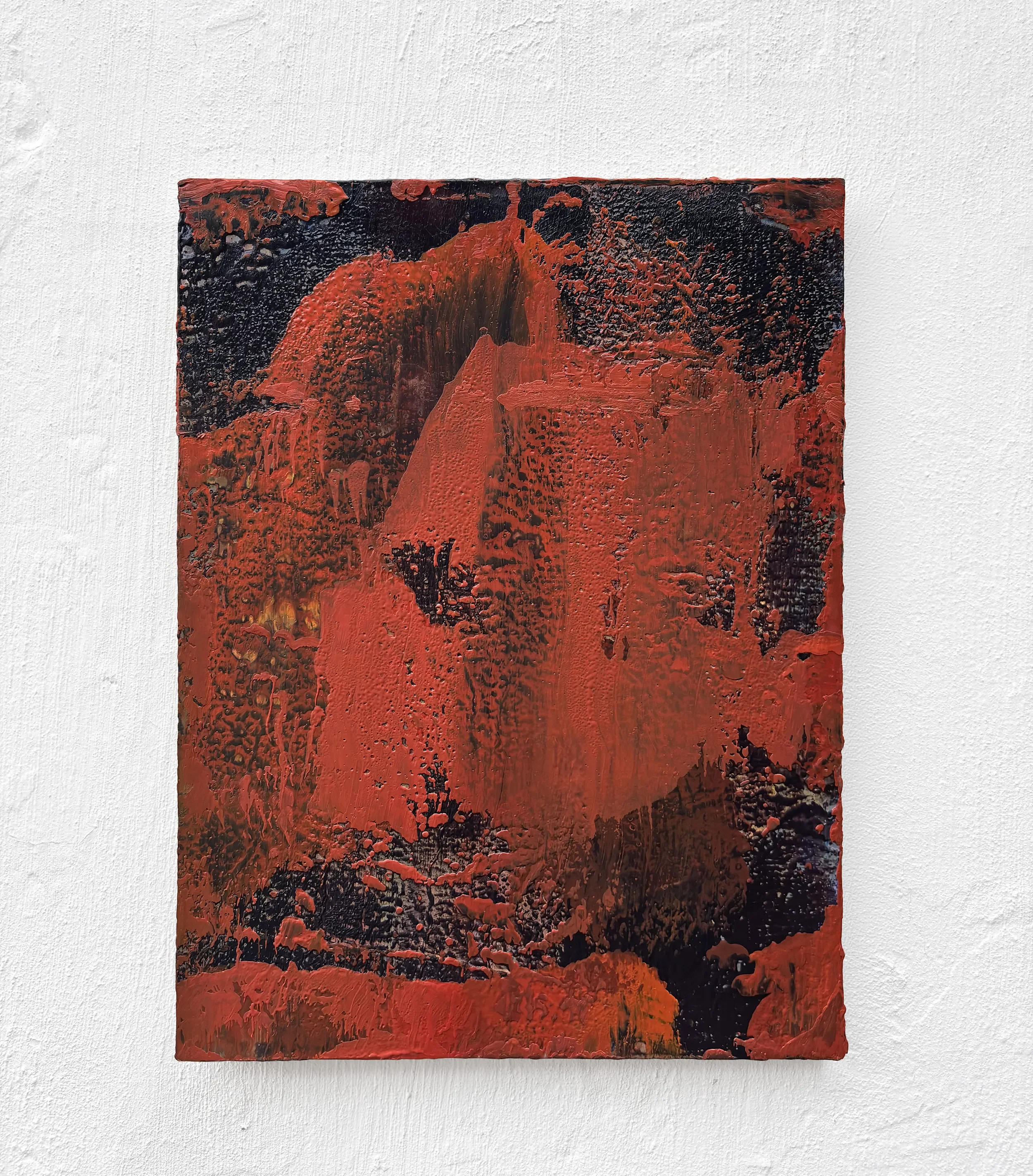 Fire Fire Fire Fire Fire Fire Fire Fire - 62 x 46 cm - encaustic wax on panel