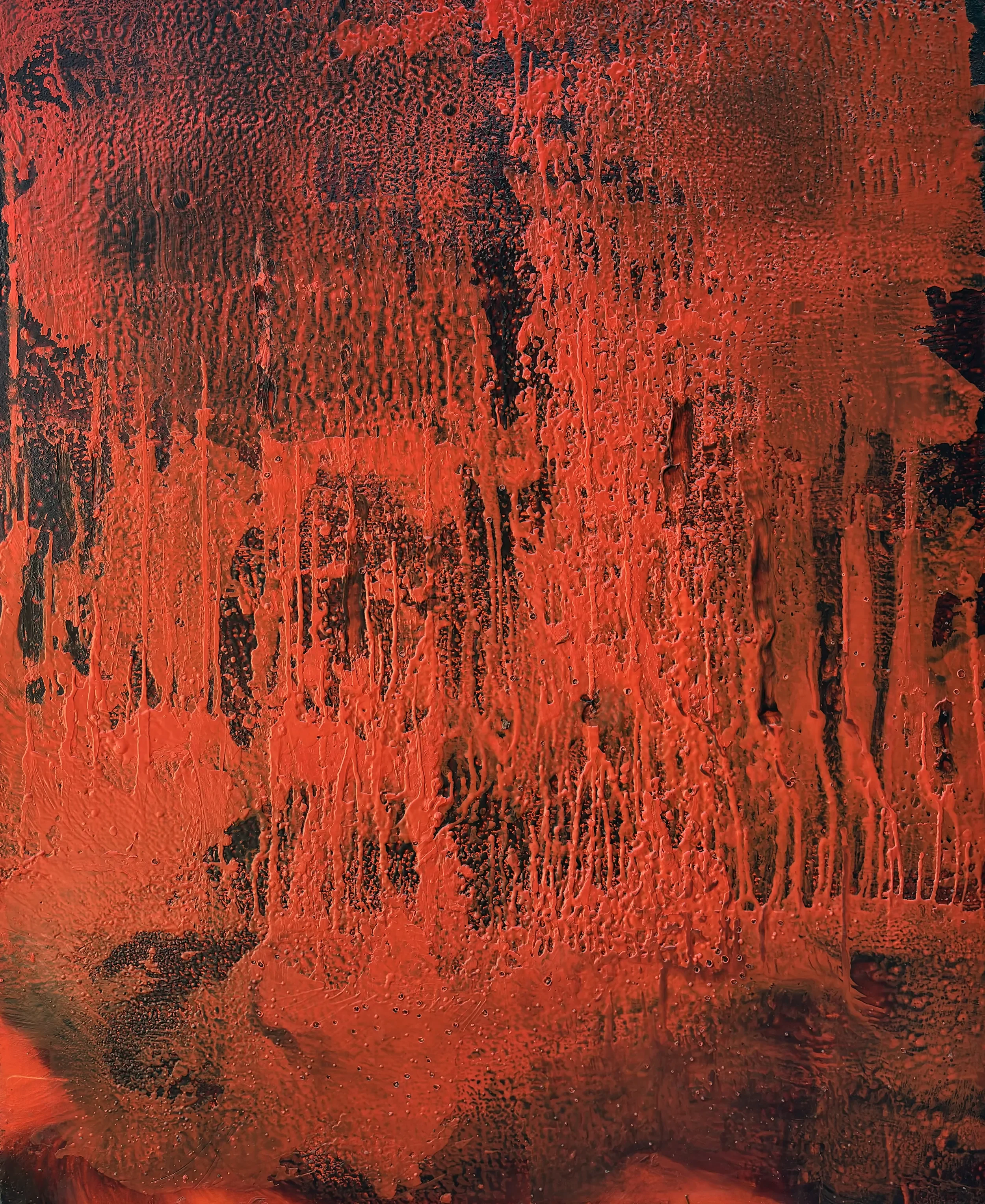 Septembe - 122 x 100 cm - encaustic wax on panel