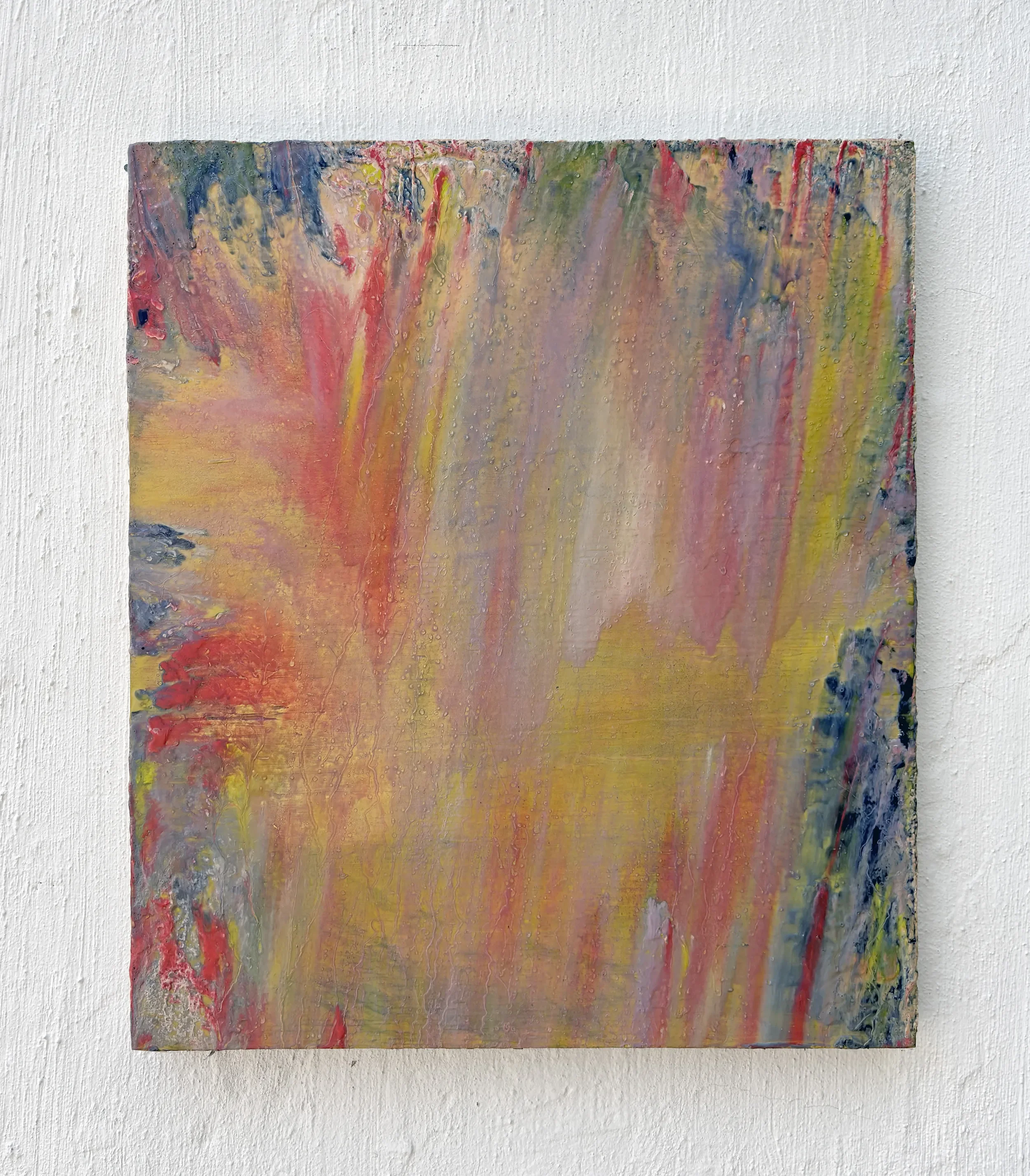 The Flash - 62 x 53 cm - encaustic wax on panel
