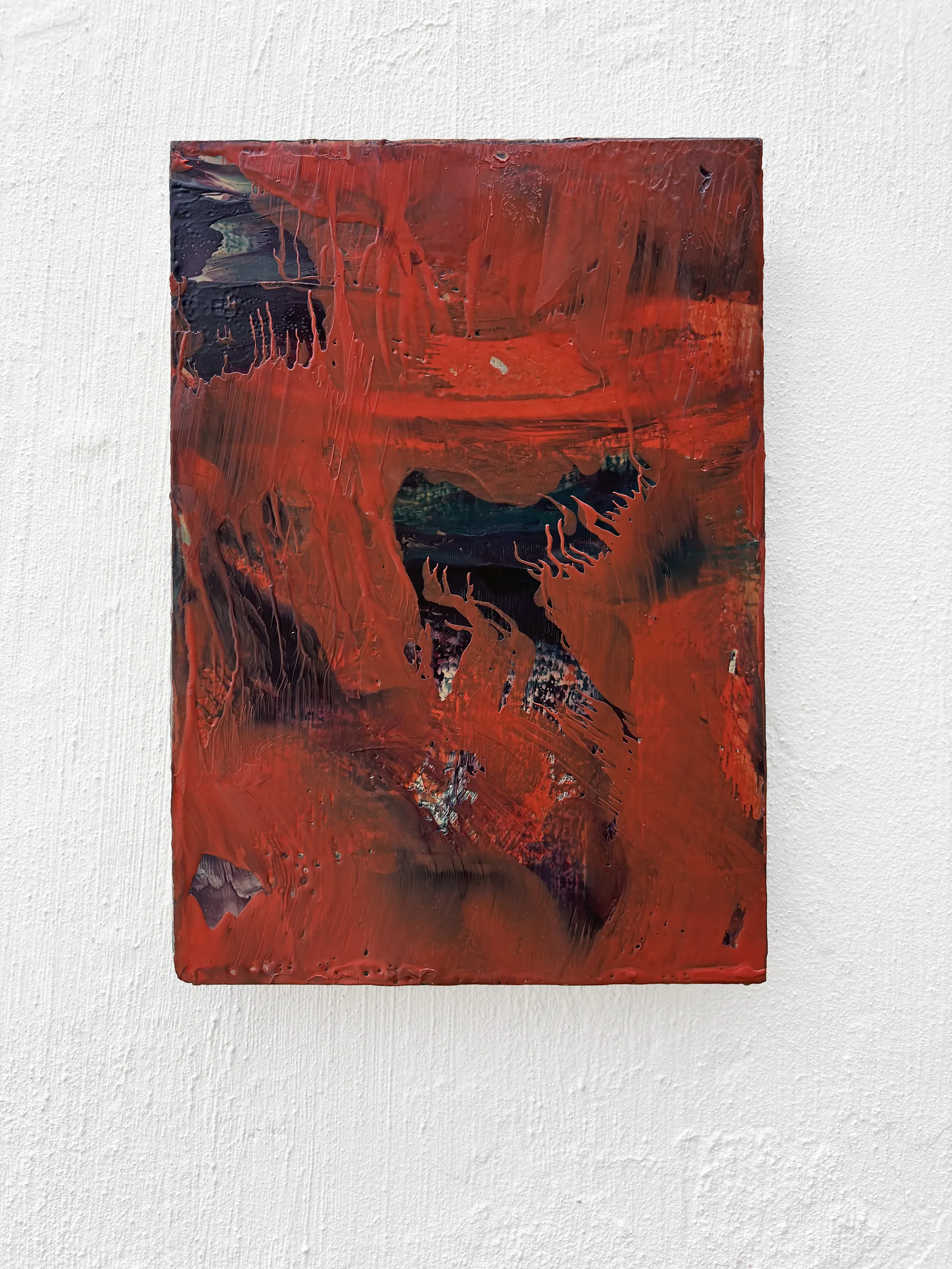 Fire Fire Fire Fire Fire Fire - 43 x 30 cm - encaustic wax on panel
