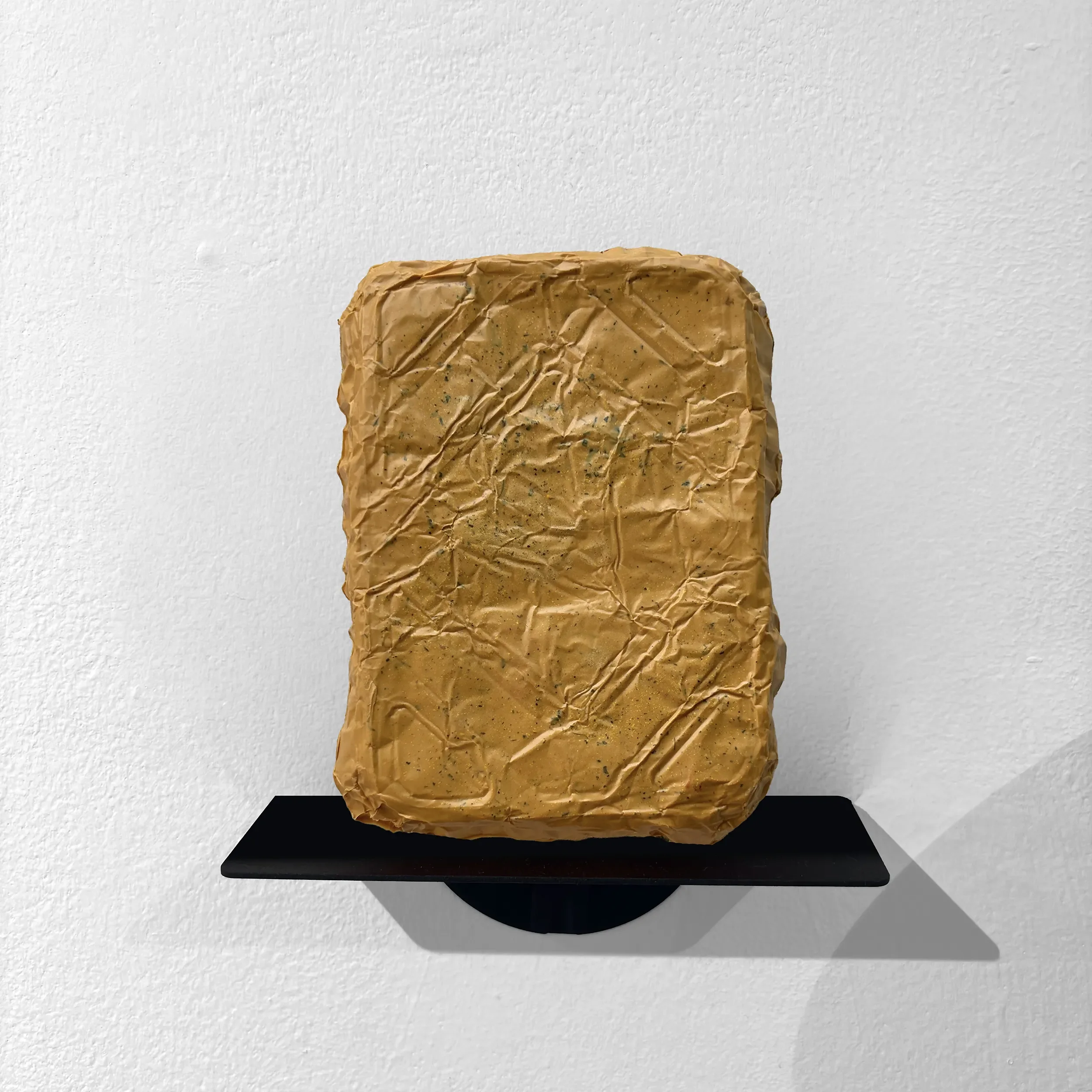 Avril Tablature - 16 x 12 cm - cast encaustic wax