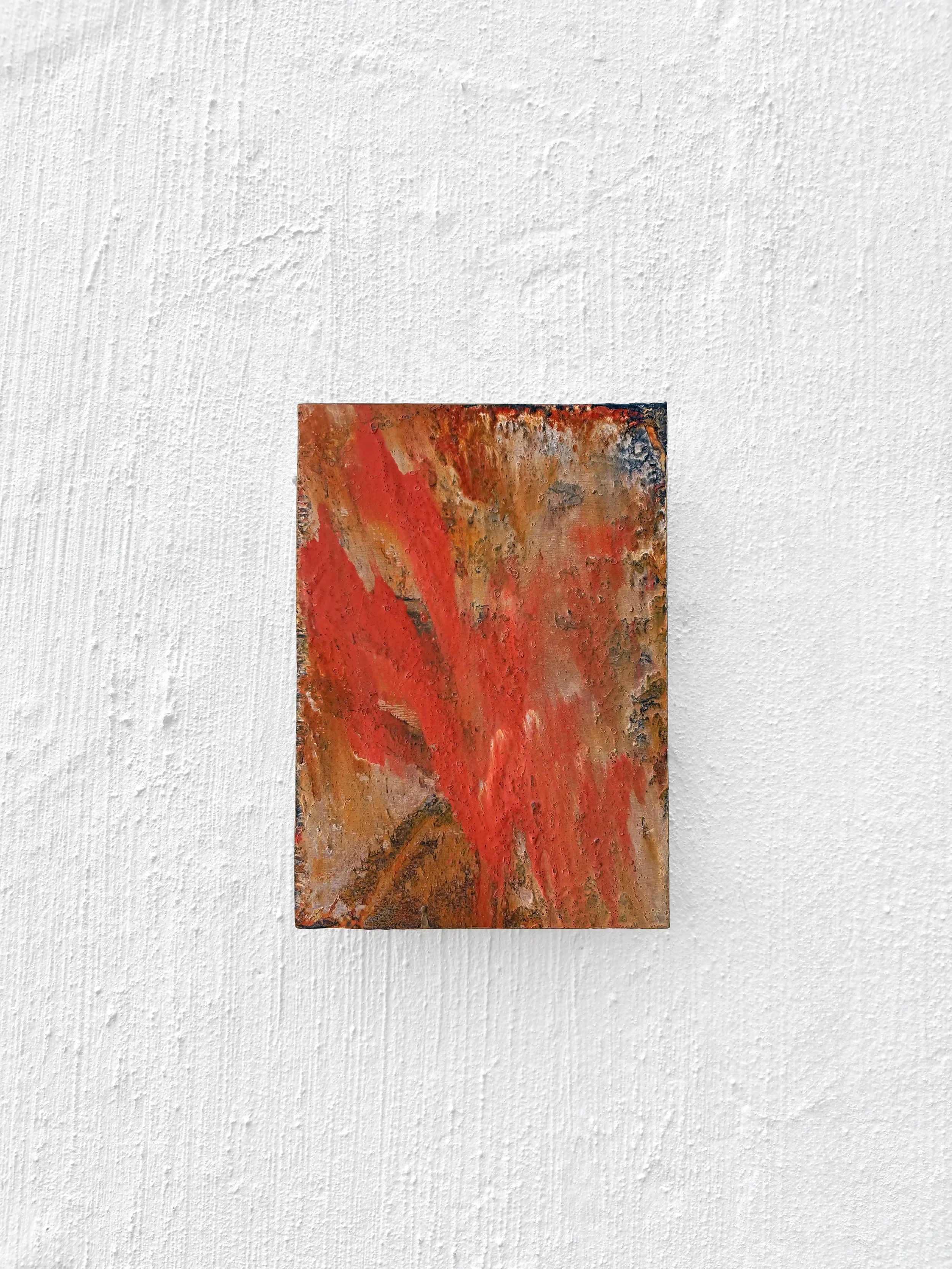 The Flame - 30 x 20 cm - encaustic wax on panel
