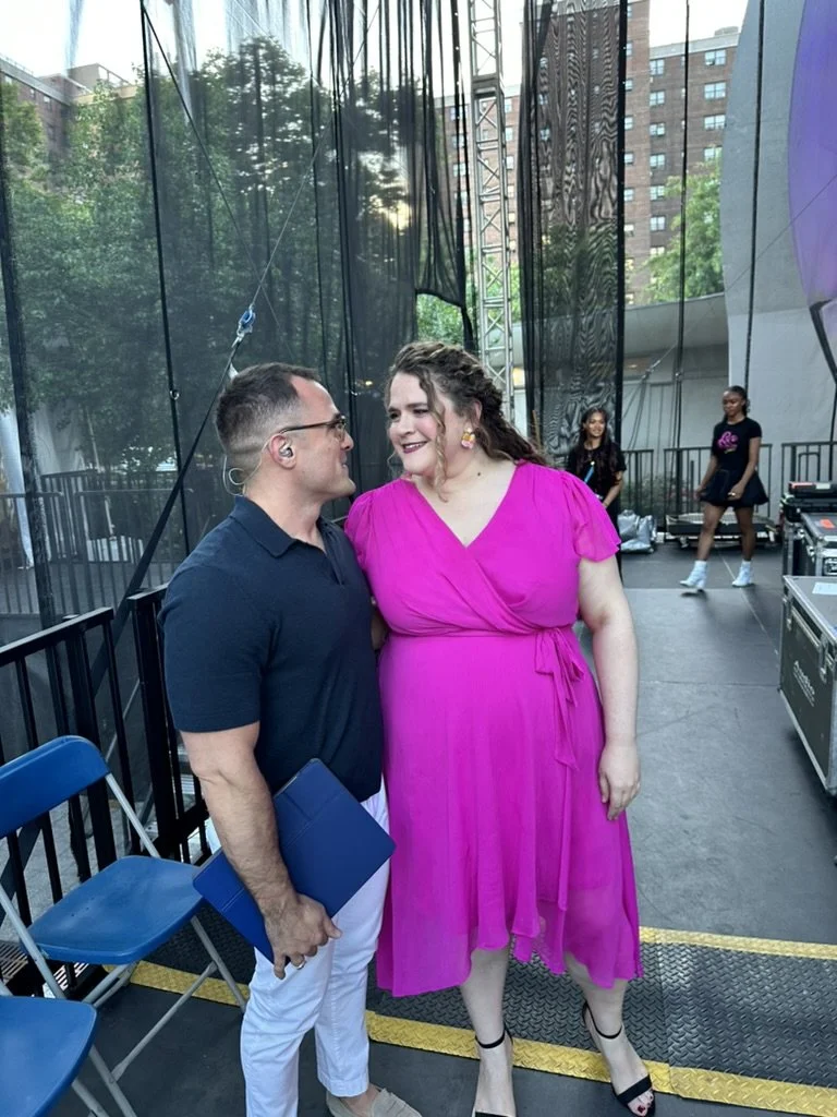 Rehearsal for Pre-Tony Awards Telecast with Bonnie Milligan