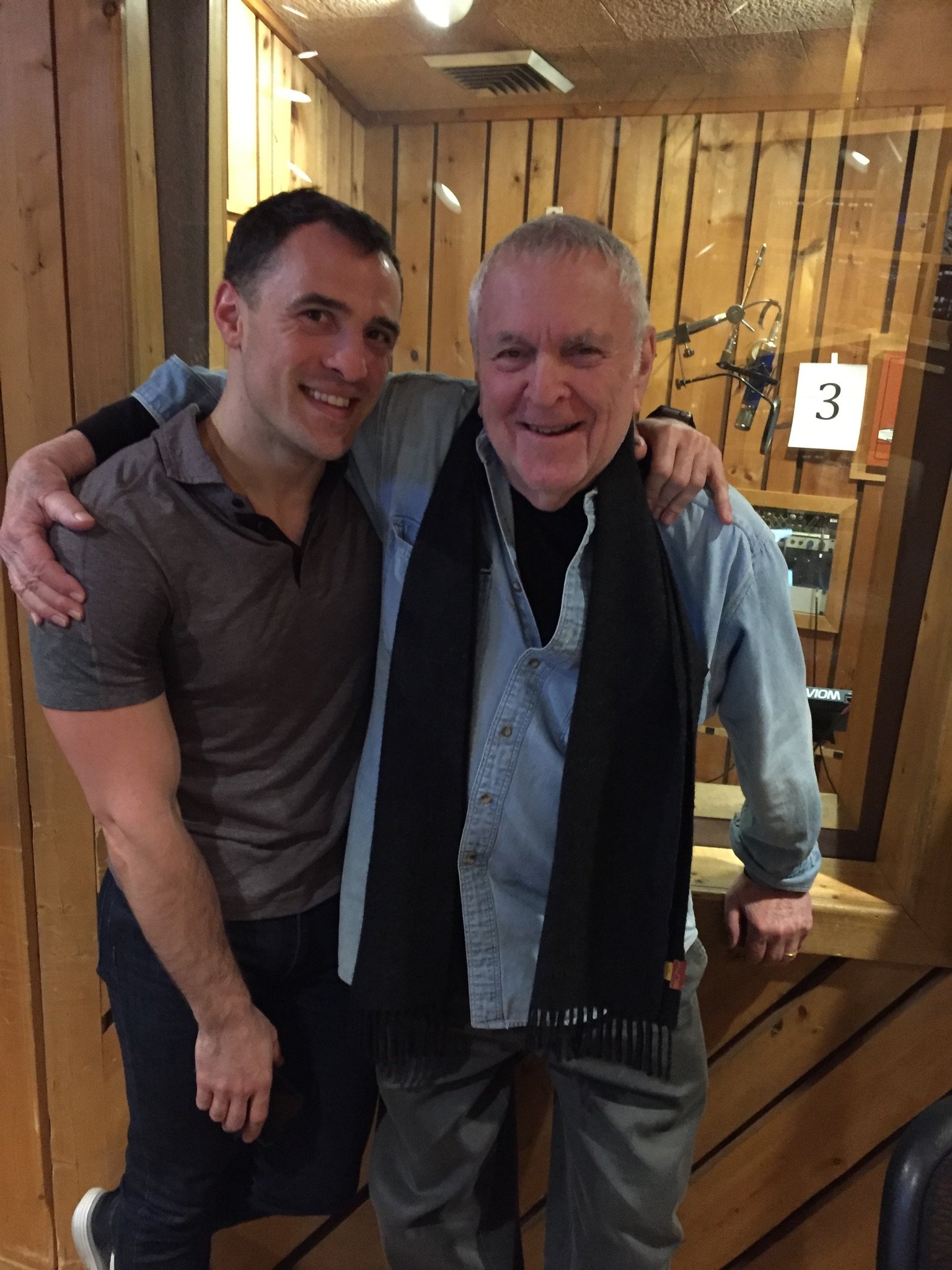 In the studio with John Kander for  Kid Victory 