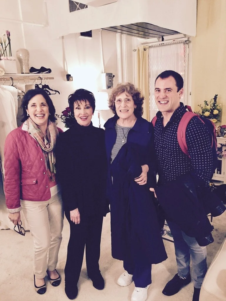 Backstage at  The Visit  with Chita Rivera