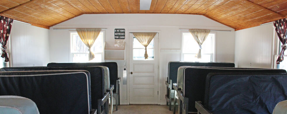 Inside of Camper Cabins