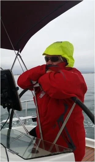 A cold day on the Pacific