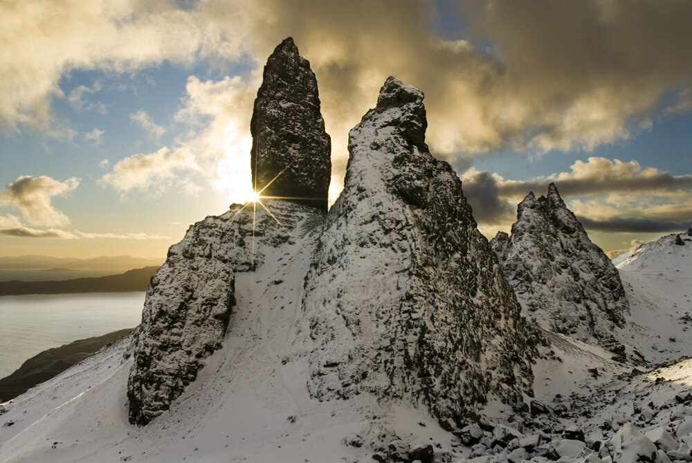 The Old Man of Storr - 30 minutes drive from Clouds.