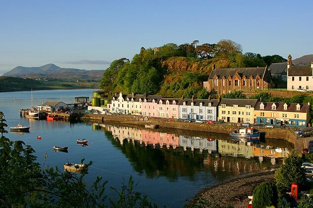 Portree - 25 minutes drive from Clouds.