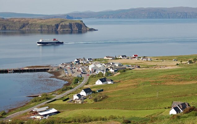 Uig Village &amp; Ferry Terminal - 10 minutes drive from Clouds.