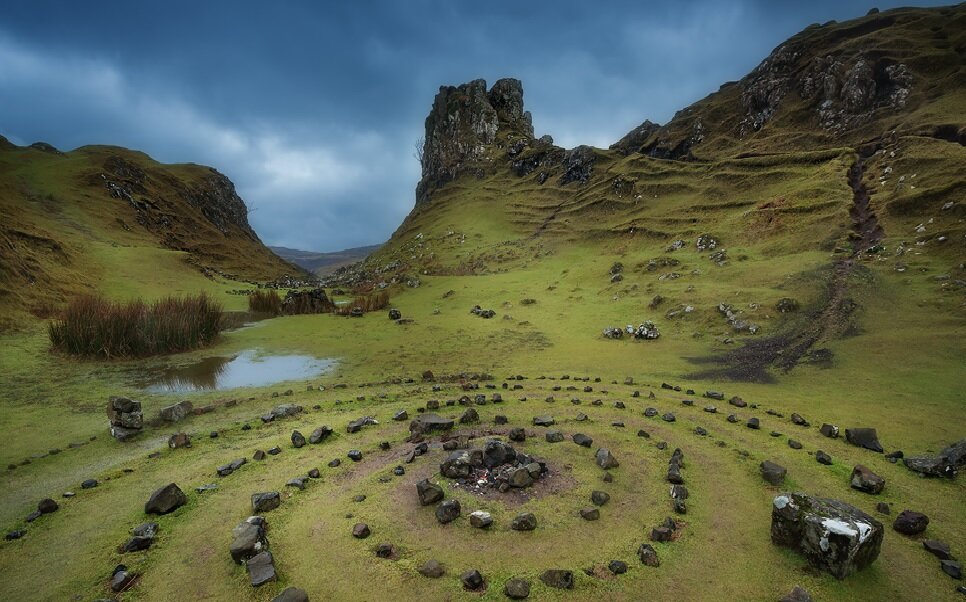 The Fairy Glen - 12 minutes drive from Clouds.