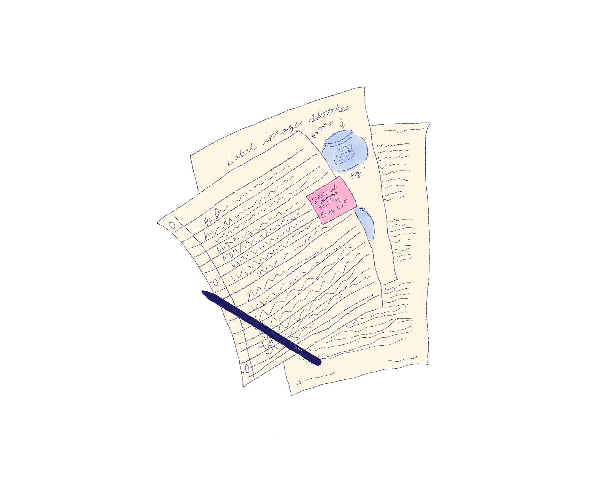 Illustrated bunch of flowers | Words, Styled by Jo