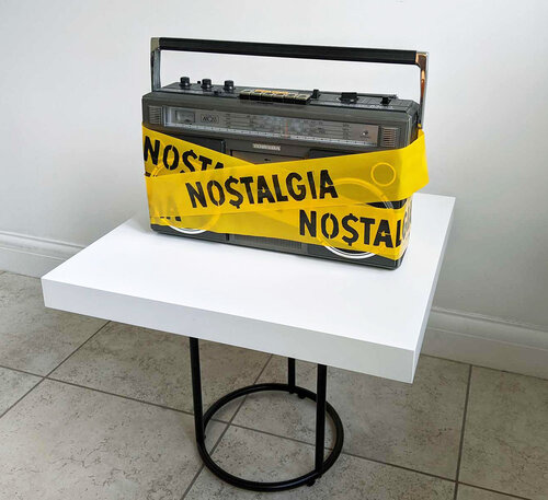 NO$TALGIA BOOMBOX - Exhibit #1 from the Crime Scenes collection on the NOSTALGIA TRAIL