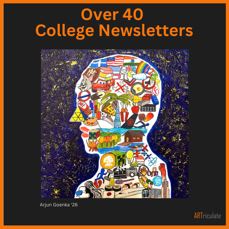 Newsletters are a great source for college research