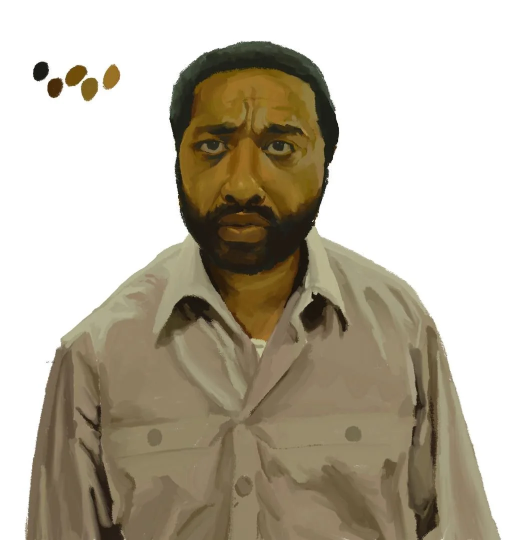 Reese&rsquo;s digital portrait study of Chiwetel Ejiofor from The Backrooms film shows a great understanding of likeness, color, and form. The attention to detail on the fabric and lighting really helps bring the piece to life. Really solid study!

C