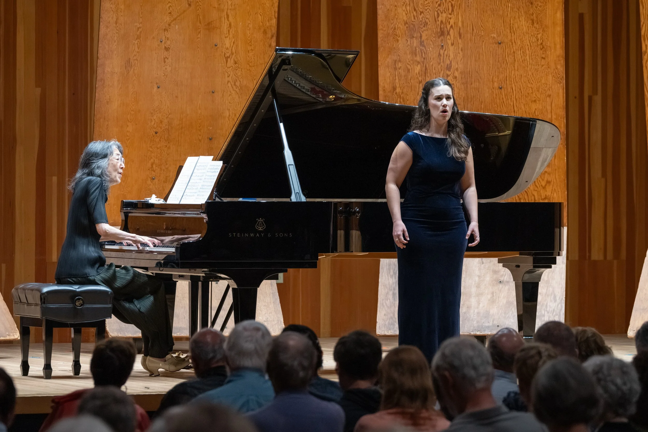 In recital with Mitsuko Uchida © Alexander R Brown