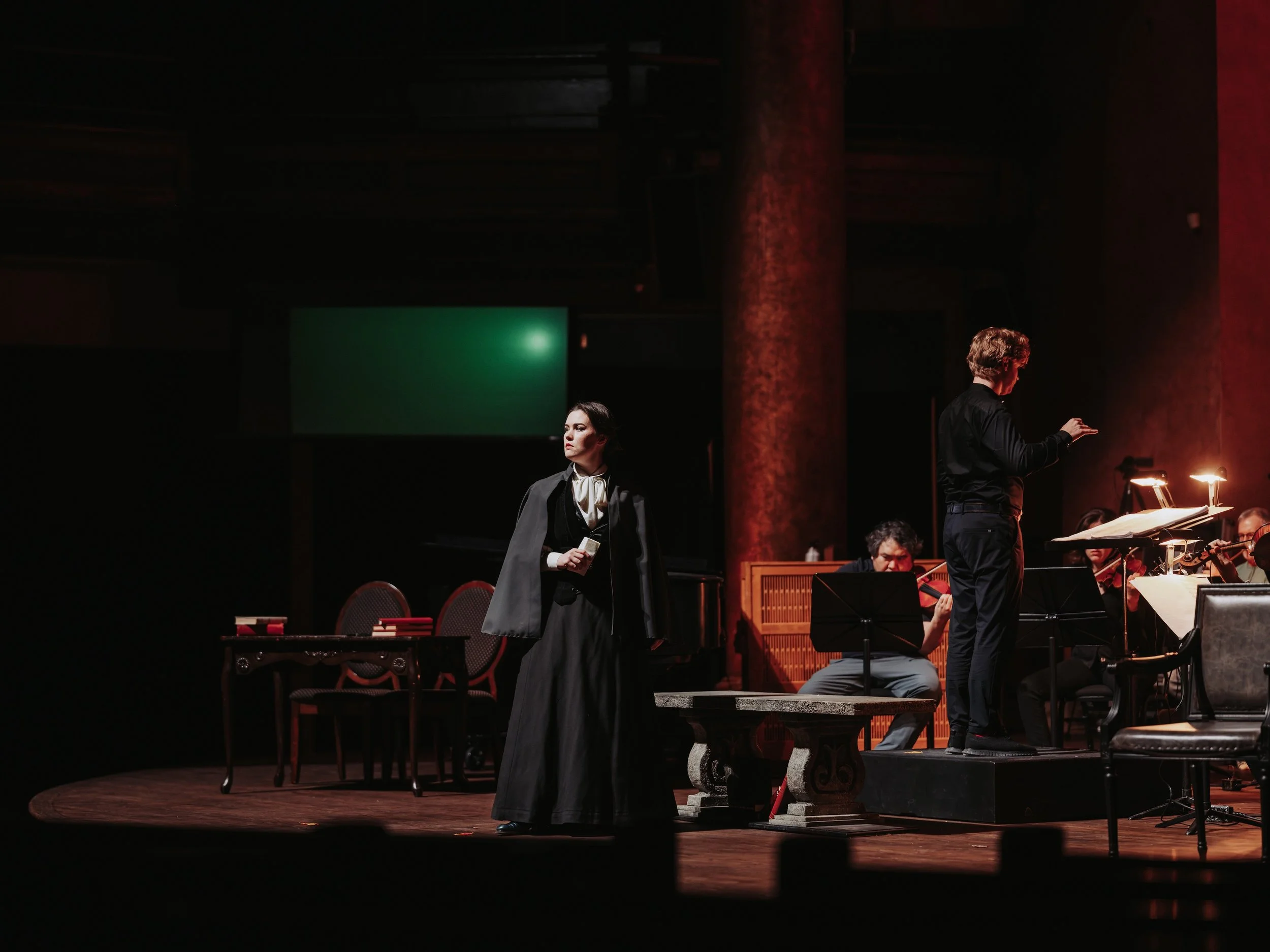 Governess in The Turn of the Screw with the National Arts Centre Orchestra © Curtis Perry