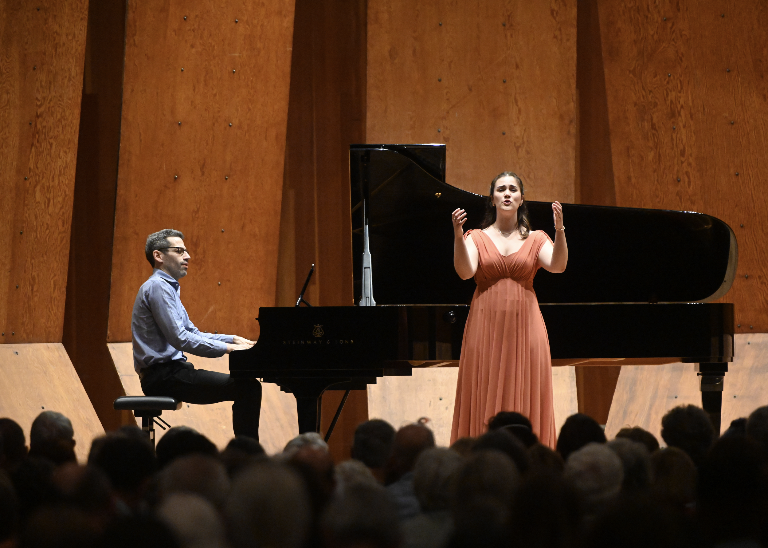 In recital with pianist Jonathan Biss at Marlboro Music © Pete Cecchia