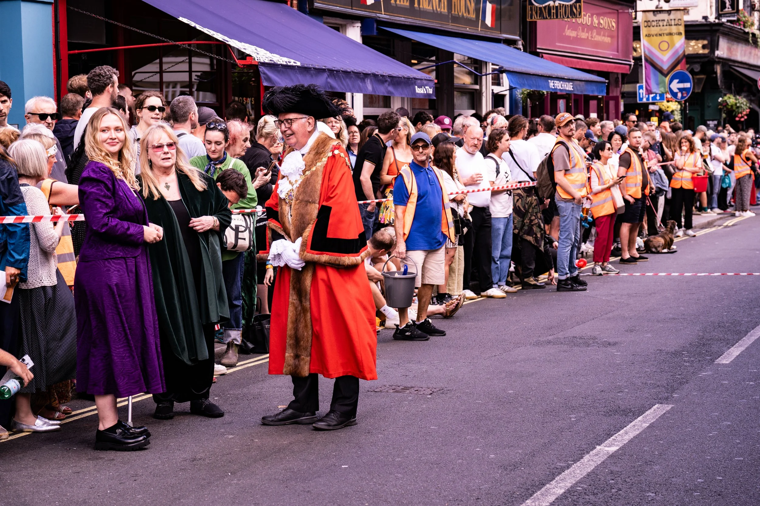Mayor at Soho Waiter's Race