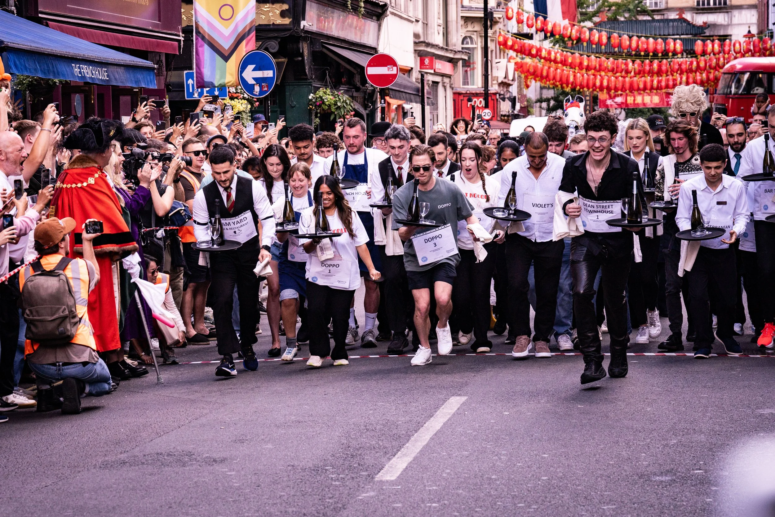 Soho Waiter's Race