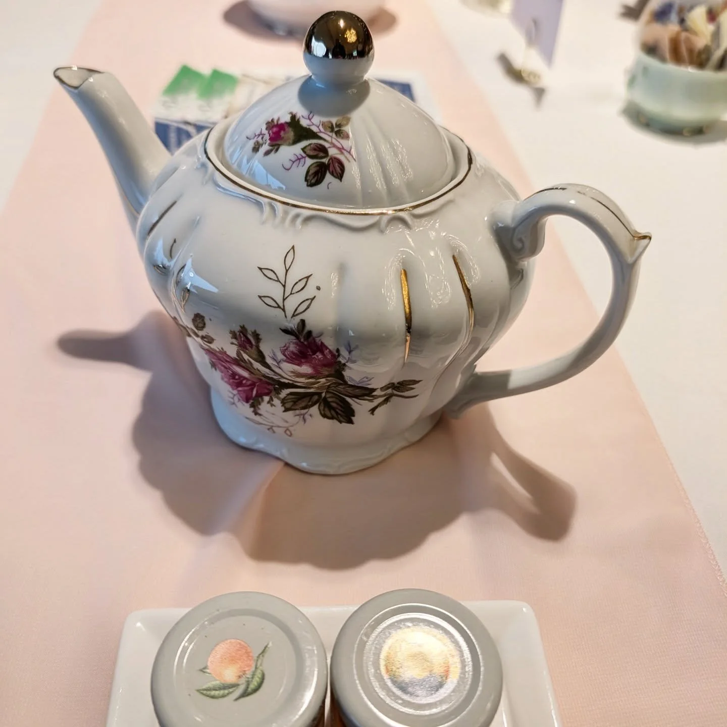 International Women's Day Afternoon Tea featured our gorgeous Eclectic Charm teapots and teacups &amp; saucers.

#afternoonteacateringvancouver #highteacateringvancouver #satteamobileteaboutique 
#highteavancouver #afternoonteavancouver