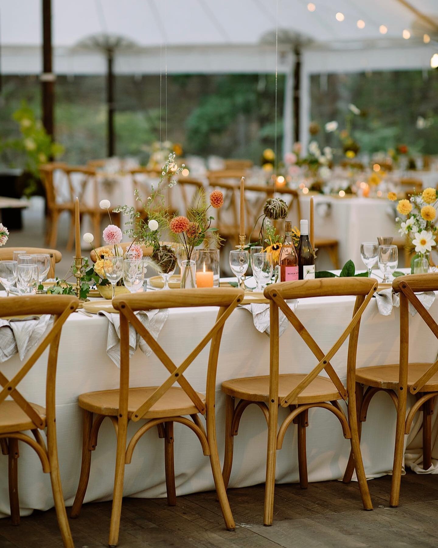 The dreamiest fall wedding @glynwoodevents. 

It was a 'hanging' ball of fun! 
Oh c'mon, I had to!